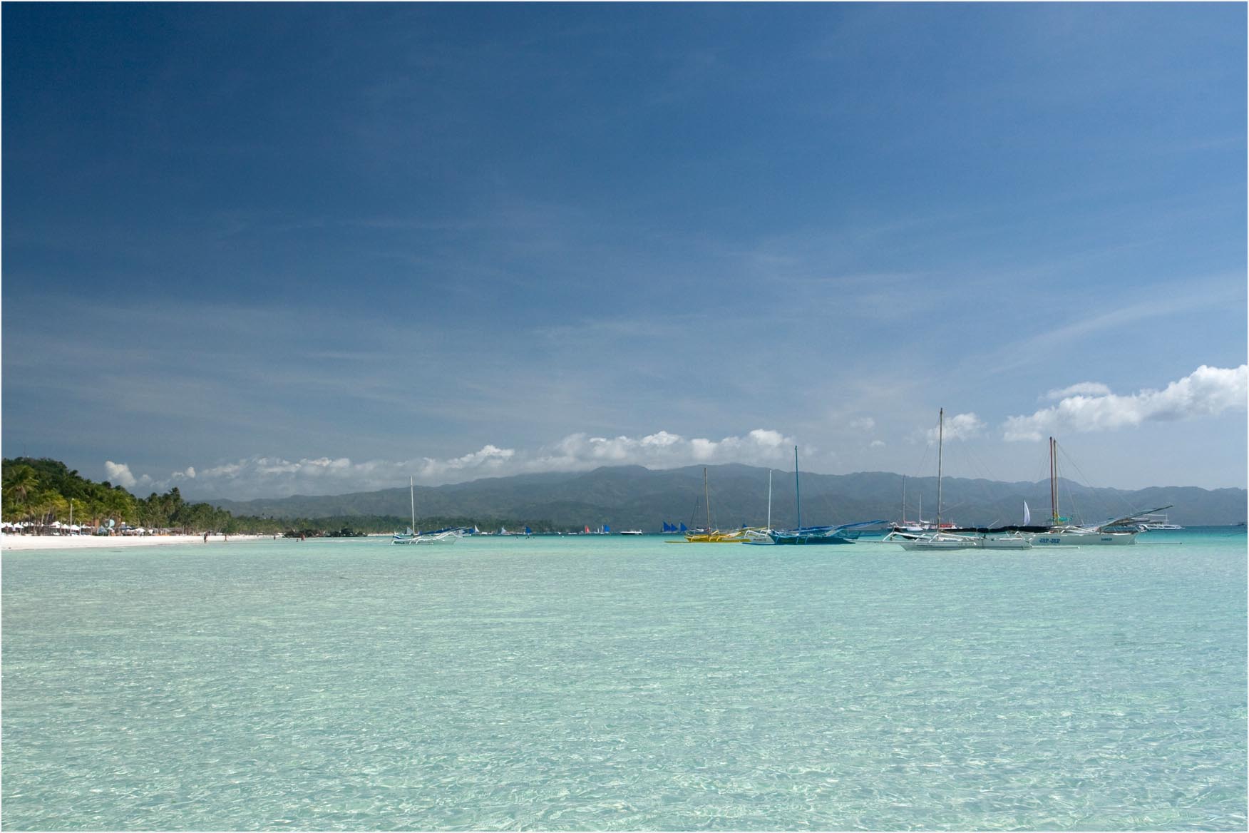 Boracay white beach Philippines